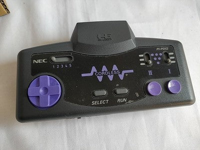 NEC PC Engine Cordless Multi Tap Receiver PI-PD11 Cordless Pad PI-PD12 Working