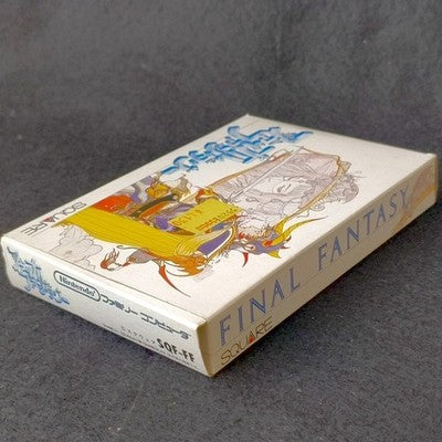 Square Final Fantasy Famicom FC Cartridge with Box and Manual Set Japan Import
