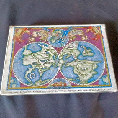 Square Final Fantasy II Famicom FC Cartridge Box Manual No Covers Set Japan