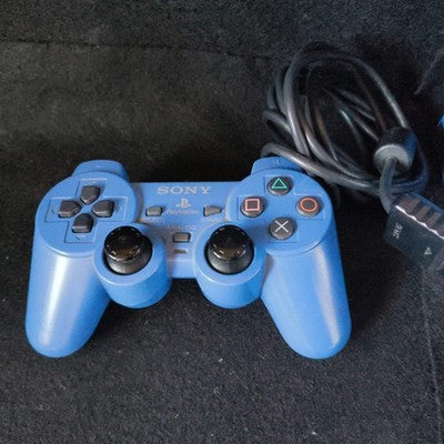 Sony PlayStation 2 Blue Color Console PS2, w/ Accesorries, Region-J, SCPH-39000