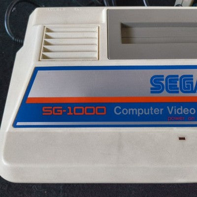 SG-1000 SEGA Computer Video Game Console Boxed AC Adapter Controller Working