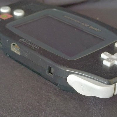 Nintendo Game Boy Advance Console Black with Game For Parts Not Working Japan