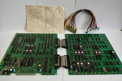 Taito Tiger Heli JAMMA Arcade PCB Board Harness Manual Set Working Japan Import