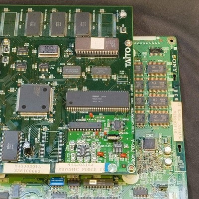 TAITO Psychic Force EX JAMMA Arcade Game PCB system Board set, working, Japan