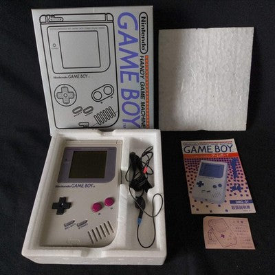 Nintendo Game boy Gray Color Console (DMG-001) ,Manual, Box set, Working, Japan