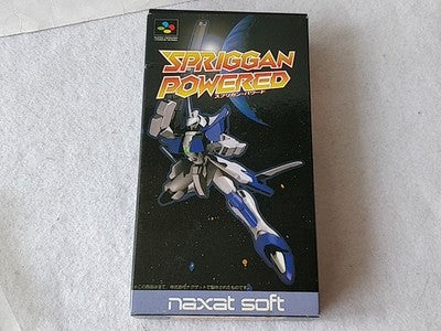 Spriggan Powered Super Famicom SFC Cartridge Manual Complete Boxed Japan Working