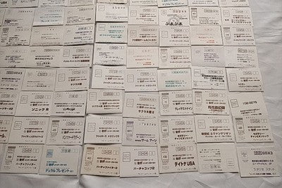 SEGA Saturn Game Spine OBI Card Lot of 150 Japan Rare Paper Collectible Set