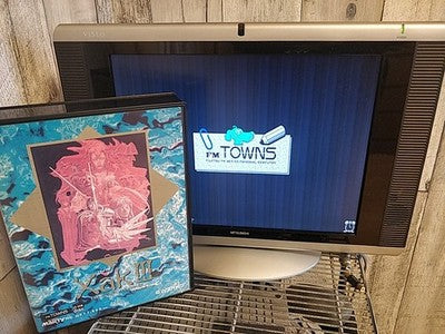 Xak III Xak3 FM Towns Marty Japanese Action RPG Game Manual Boxed Set Working