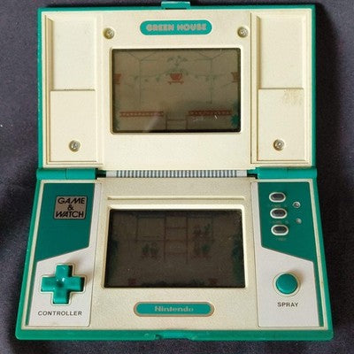 Nintendo Game Watch Green House GH-54 Multi Screen 1982 Display Issues, Japan