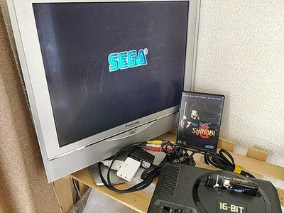 The Super Shinobi SEGA MEGADRIVE Game w/ Manual, Box set, Working, Japan