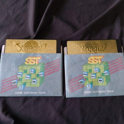 PC-8801 Xanadu : Dragon Slayer Game Disks, Manual, Box, Partly tested, Japan