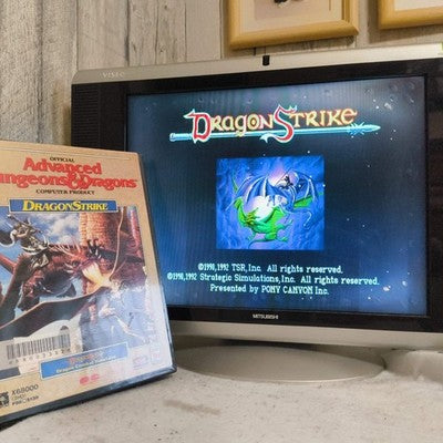 Advanced Dungeons & Dragons: DragonStrike SHARP X68000 Game, Japan, Working