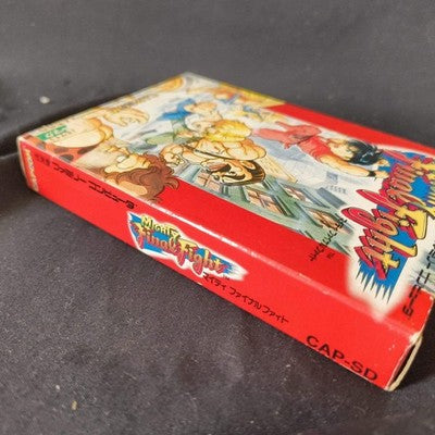 Mighty Final Fight Nintendo Famicom NES Cartridge, w/ Manual Box, Working, Japan
