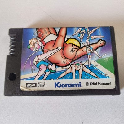 Konami's Hyper Sports 1 RC715 MSX /Game Cartrigde only, working, Japan
