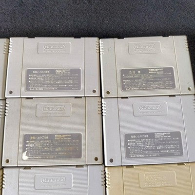 Super Famicom SFC Cartridge Bulk Lot of 16 Super Mario RPG Dragon Ball Z Japan