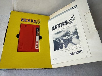 Zexas Limited Revolution db-Soft MSX MSX2 Cartridge Manual Boxed Set Working