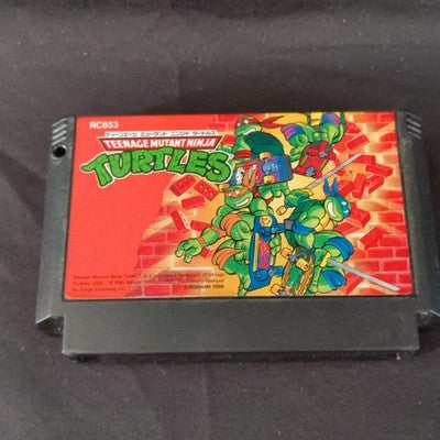 Konami Teenage Mutant Ninja Turtles Famicom Cartridge Only Untested Rare Japan