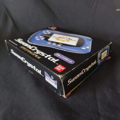 Wonder Swan Crystal Blue Violet BANDAI Console,Manual Boxed set, Working, Japan