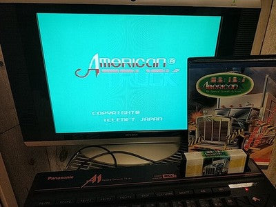 American Truck MSX MSX2 Cartridge Case Manual Complete Boxed Set Japan Working