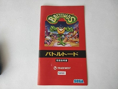 Battletoads SEGA Mega Drive Genesis Cartridge Manual Complete Boxed Working