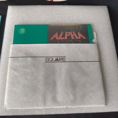 Alpha PC-8801 Square Complete CIB Picture Disc 5.25 Floppy Working Rare Vintage