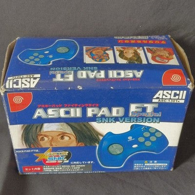 ASCII Pad FT Special SNK Version Sega Dreamcast Fighting Controller Boxed Japan