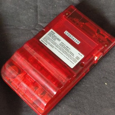 Game Boy Light Tezuka Osamu World Shop Astro Boy Atom Red Limited Working Rare