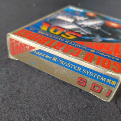 SEGA SDI Mark III Master System Gold Cartridge 1M Mega Complete CIB Japan