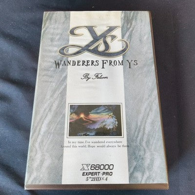 Ys III Wanderers from Ys Sharp X68000 Falcom Complete CIB 5.25 Floppy Working