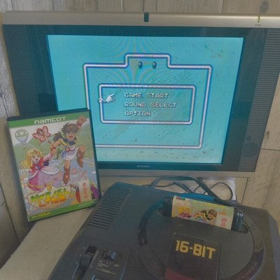 Namcot Marvel Land Sega Mega Drive Game Complete Set Working Rare Japan