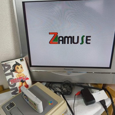 Tetsuwan Atom Astro Boy Super Famicom Cartridge, Manual, Box set, Working, Japan