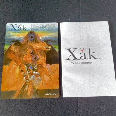Micro Cabin Xak PC-8801 Floppy Disk Game Complete Set Working Japan Retro Import