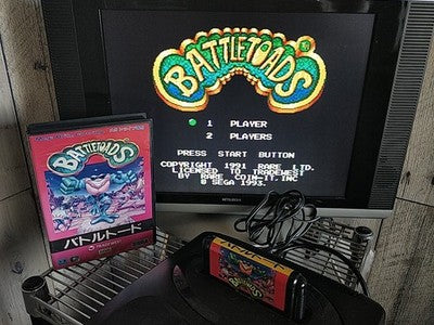 Battletoads SEGA Mega Drive Genesis Cartridge Manual Complete Boxed Working