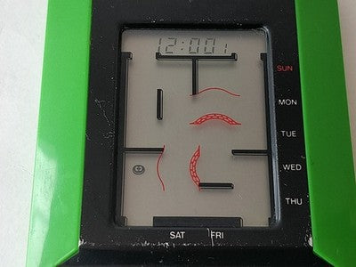 Epoch Pocket Digit-com Pak Pak Man LCD Game and Watch Handheld Japan Working