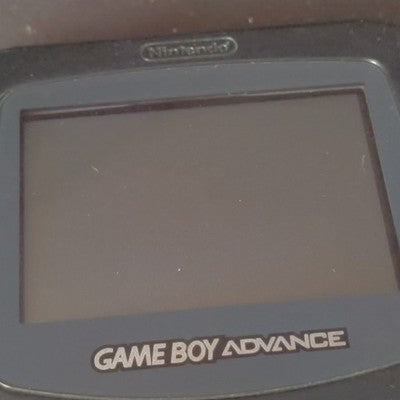 Nintendo Game Boy Advance Console Black with Game For Parts Not Working Japan