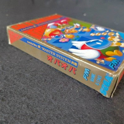 SEGA Opa Opa Mark III Master System Gold Cartridge 1M Mega Complete Japan