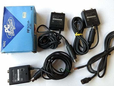 NEC PC Engine Turbografx-16 RF Unit PI-AN3 Set Sold As Seen Japan Import Retro