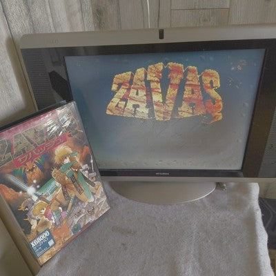Popcom ZAVAS Sabbath X68000 Floppy Disk Game Complete Set Working Japan Rare