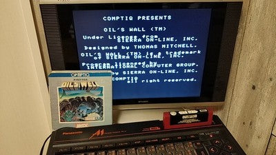Oil's Well MSX MSX2 Game Cartridge with Box and Manual Set Working Japan Import