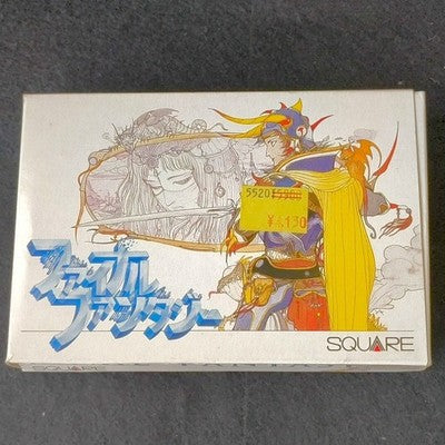 Square Final Fantasy Famicom FC Cartridge with Box and Manual Set Japan Import
