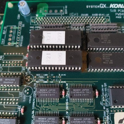 Gokujo Parodius Konami System GX Arcade PCB Mother and Game Board Set Working