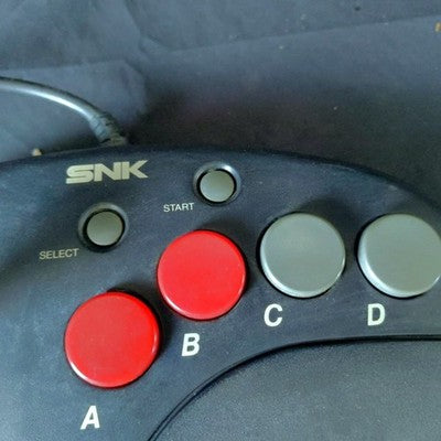 SNK Neo Geo AES, CD Official Arcade Joystick Controller Tested Working Japan