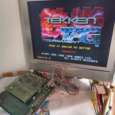 TEKKEN TAG TOURNAMENT NAMCO Arcade PCB System JAMMA Board, Working, Japan