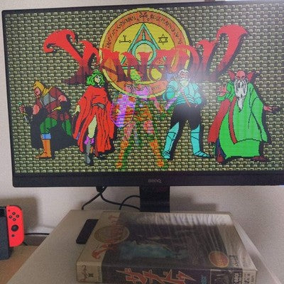 PC-8801 Xanadu : Dragon Slayer Game Disks, Manual, Box, Partly tested, Japan