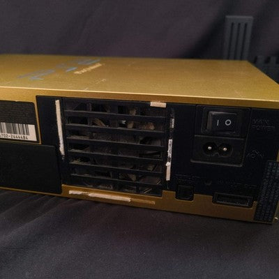 Defective: Disk Tray Stuck, PS2 Hyakushiki Gold Console Limited Edition Z-Gundam