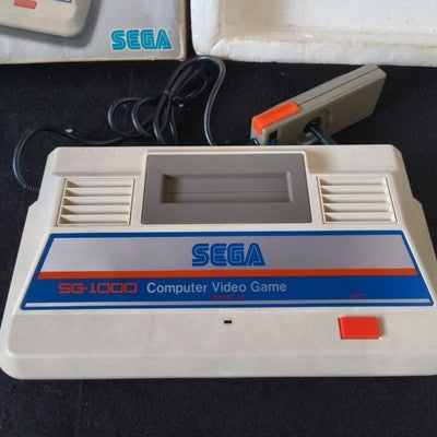 SG-1000 SEGA Computer Video Game Console Boxed AC Adapter Controller Working
