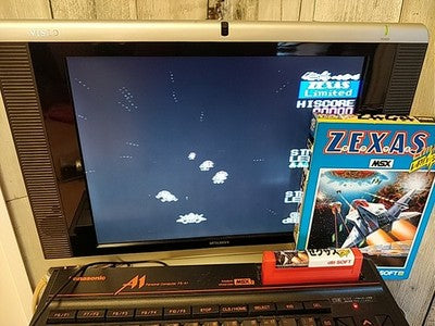 Zexas Limited Revolution db-Soft MSX MSX2 Cartridge Manual Boxed Set Working