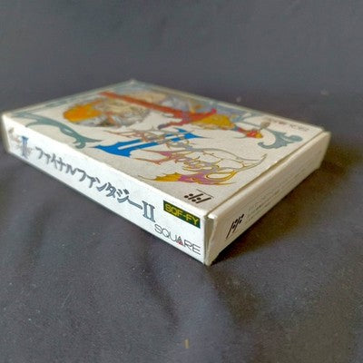 Square Final Fantasy II Famicom FC Cartridge Box Manual No Covers Set Japan