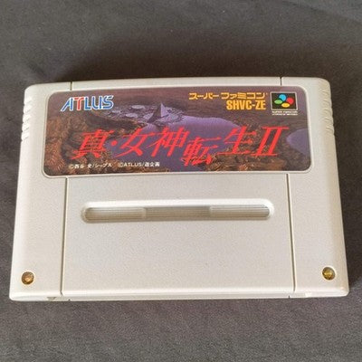 SHIN MEGAMI TENSEI II 2 Super Famicom SNES SFC Cartridge only/ Working, Japan