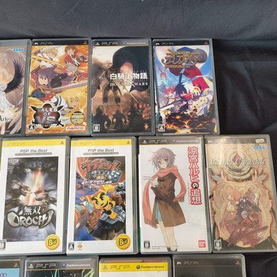 PSP Games Lot of 19 Japan Import Sony PlayStation Portable RPG Star Ocean Tales
